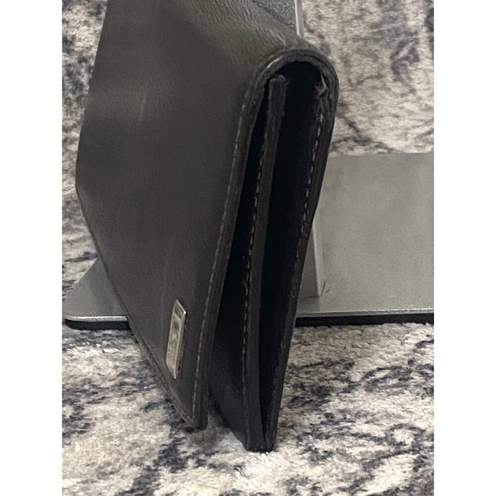 Vintage Dunhill Sidecar Calf Leather Long Bifold Wallet in Black - Picture 2 of 9